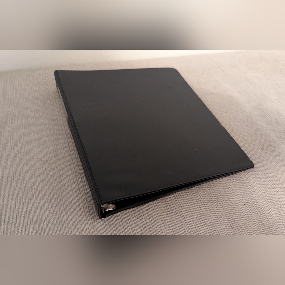Black 3-Ring Binder